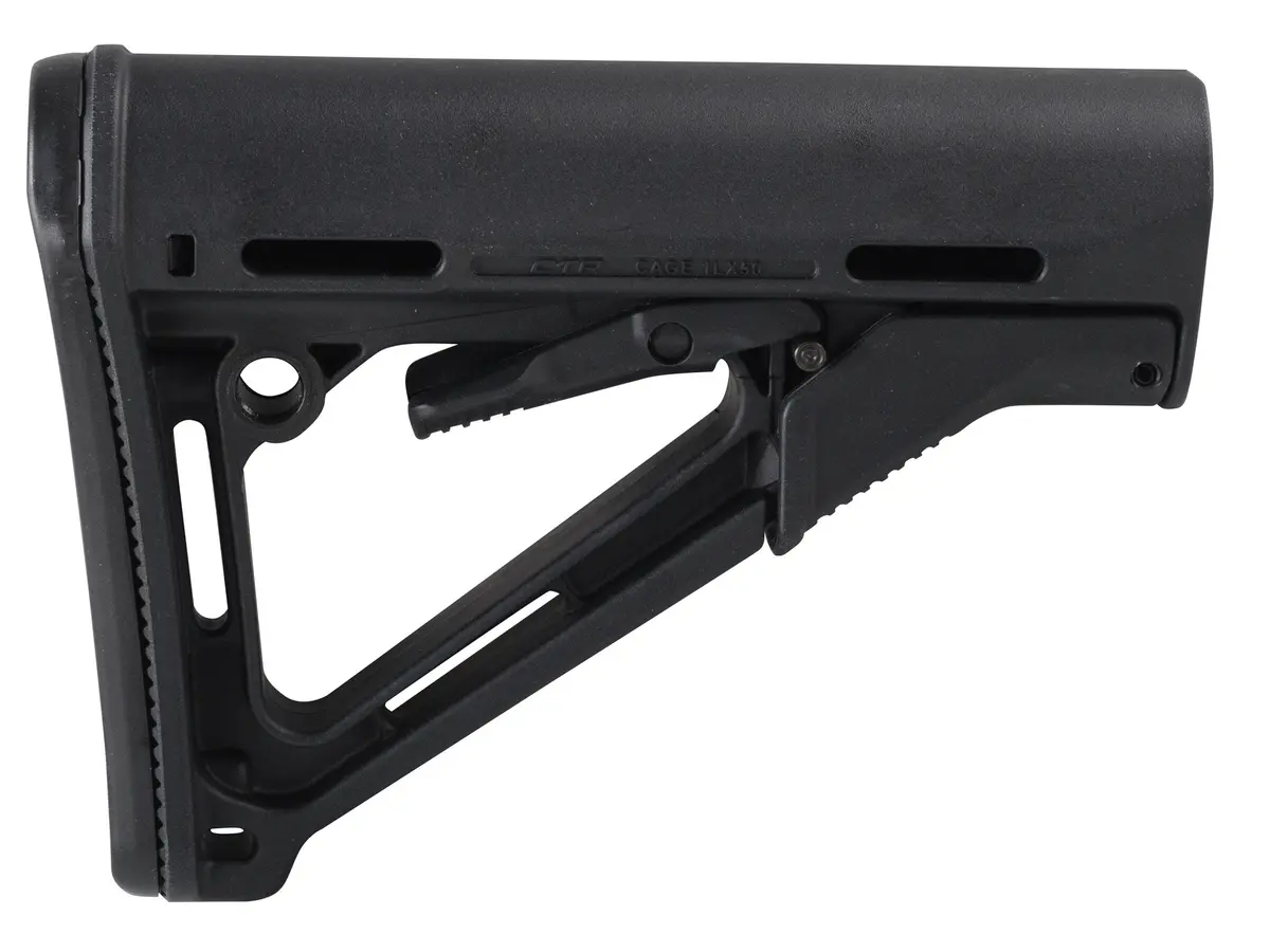 Acm Ctr-Style Adjustable Stock (Black / Fde) 1