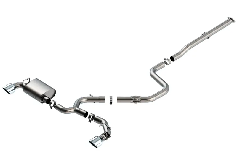 Borla 19-20 Hyundai Veloster N 2.0L I4 Mt Fwd 2Dr 3In Atak Catback Exhaust W/ Ss Tips 1
