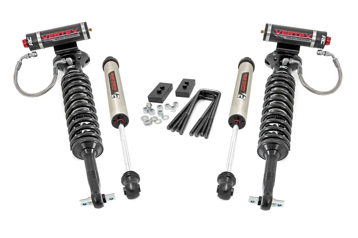 2 Inch Lift Kit | Vertex/V2 | Ford F-150 2Wd/4Wd | 2021-2022 | Rough Country | 58657 1