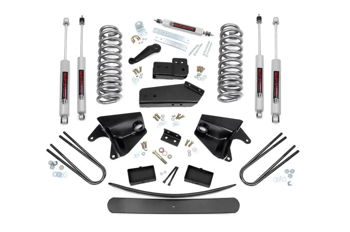 6 Inch Lift Kit | Rear Blocks | Ford Bronco/F-150 4Wd | 1980-1996 | Rough Country | 470.2 1