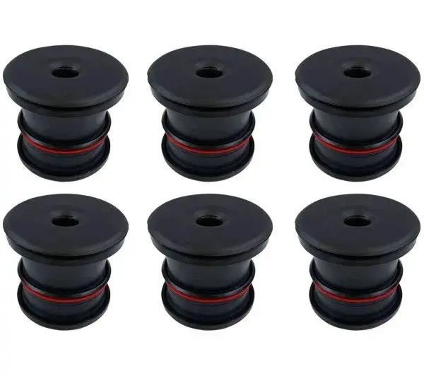 S&B Filters Silicone Body Mount Kit For 08-16 Ford F-250/F-350 Powerstroke 6.4L/6.7L Reg/Extend Cab 6 Pc 81-1002 1