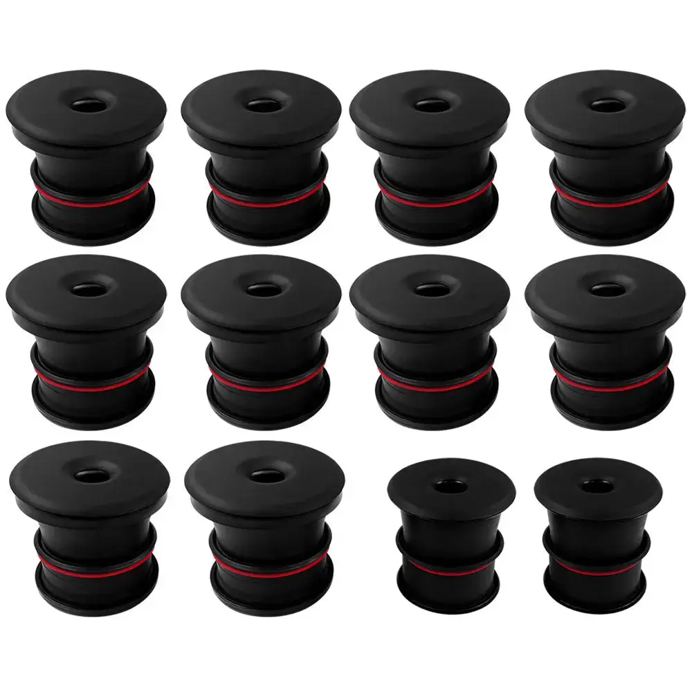 S&B Filters Silicone Body Mount Kit For 99-03 Ford Excursion 5.4L, 6.8L, 7.3L 12Pc 81-1007 1