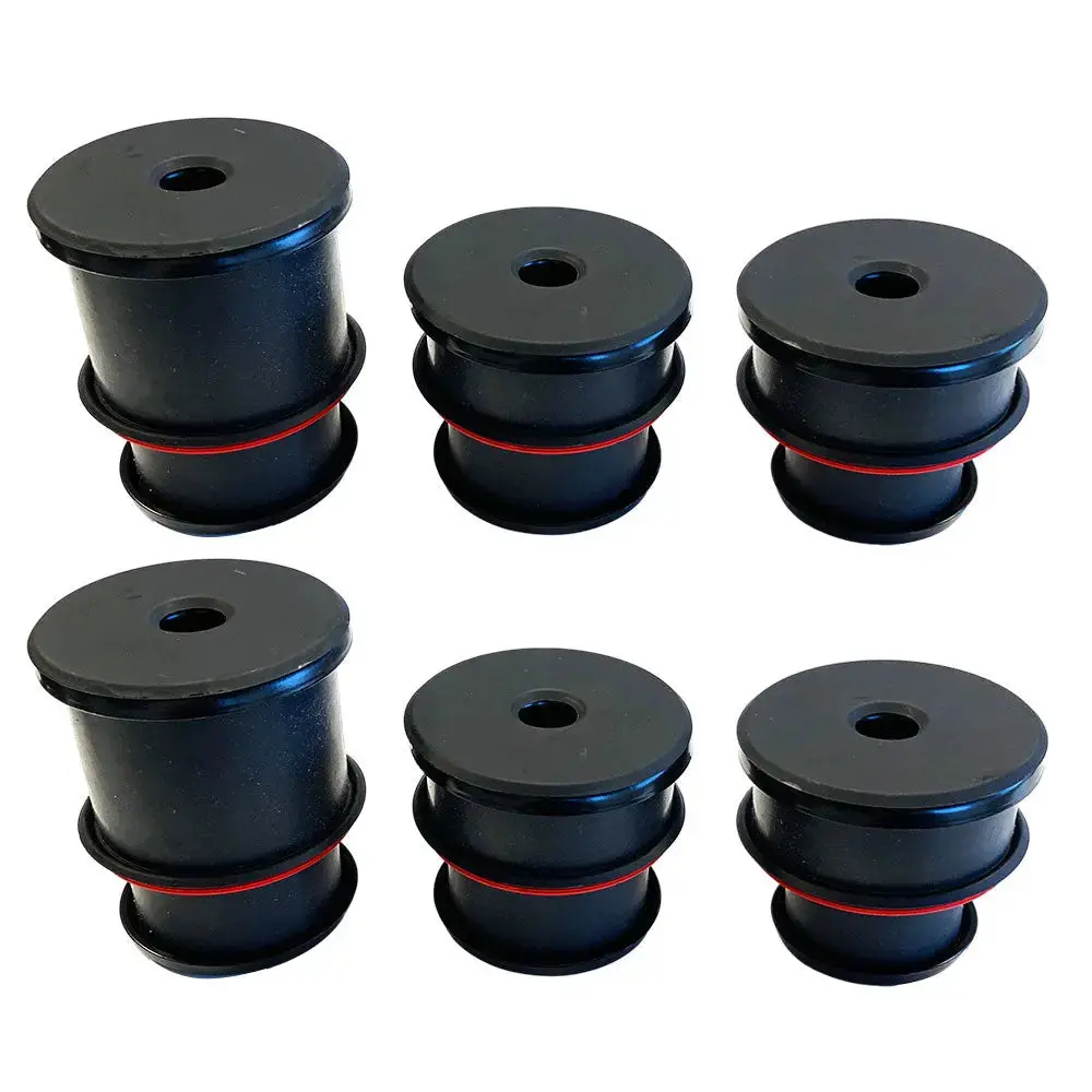 S&B Filters Silicone Body Mount Kit For 1980-1996 Ford F-150 And 1980-1997 F-250 / F-350 6 Pc 81-1008 1