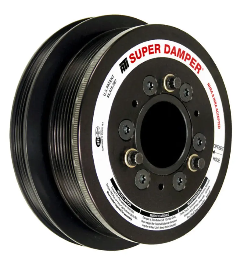 Ati Damper - 7.48In - Alum - 6 Grv - No A/C - Ls3 Camaro - 10-15 - Gen 3 Vortec Truck - Ls 1