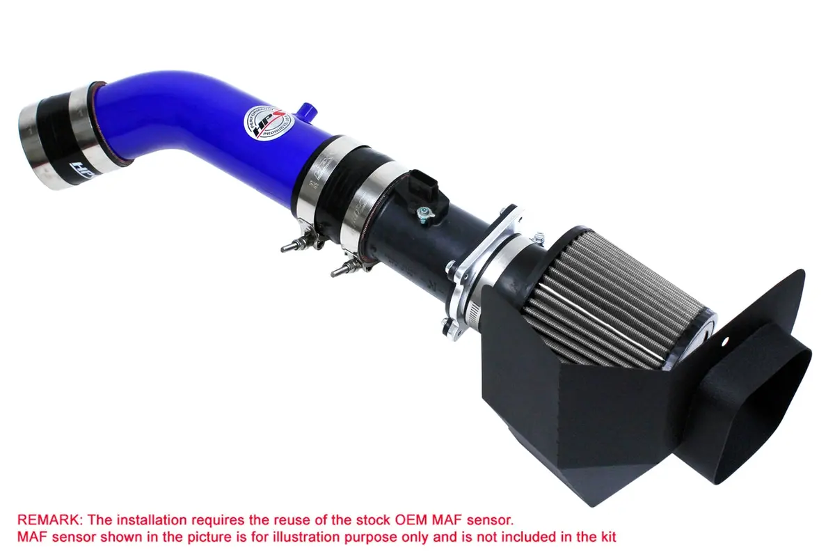 Hps Blue Shortram Air Intake + Heat Shield For 2003-2006 Nissan 350Z 3.5L V6 1