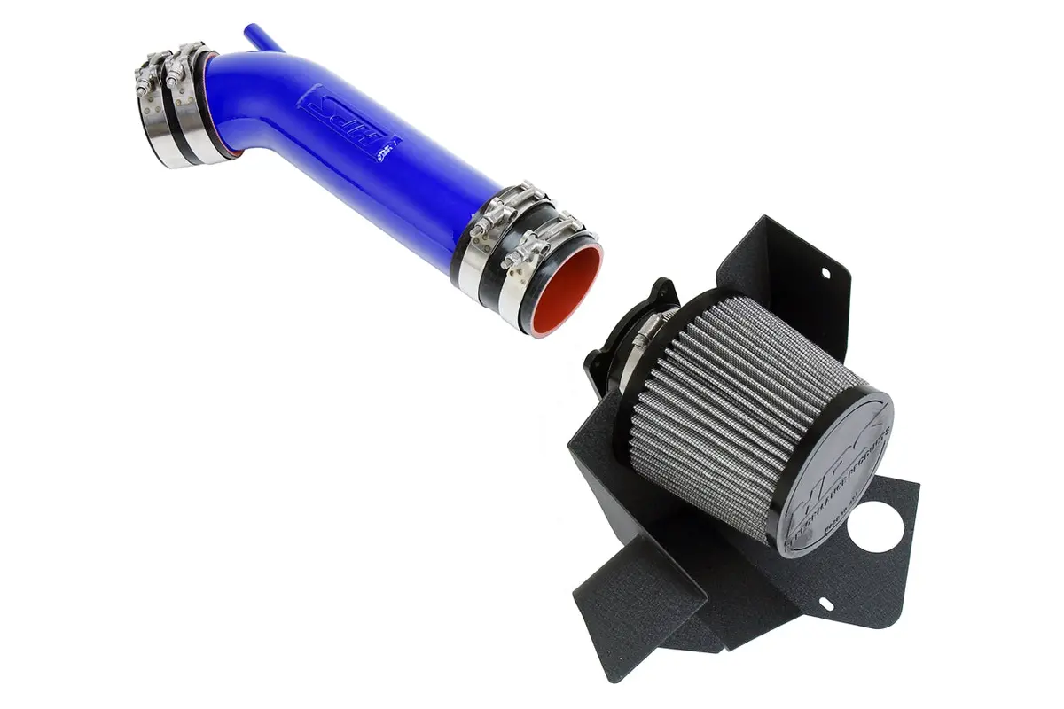 Hps Blue Shortram Air Intake + Heat Shield For 2003-2007 Infiniti G35 Coupe 3.5L V6 1