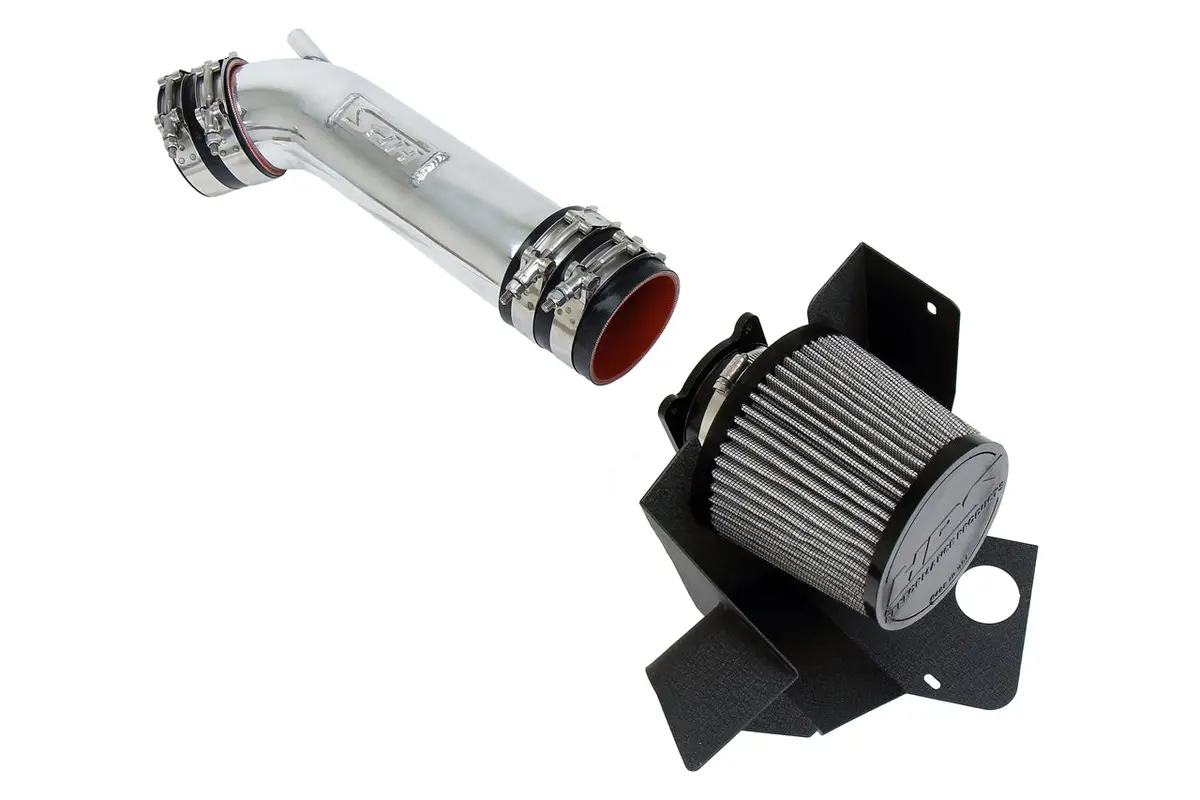 Hps Polish Shortram Air Intake + Heat Shield For 2003-2007 Infiniti G35 Coupe 3.5L V6 1