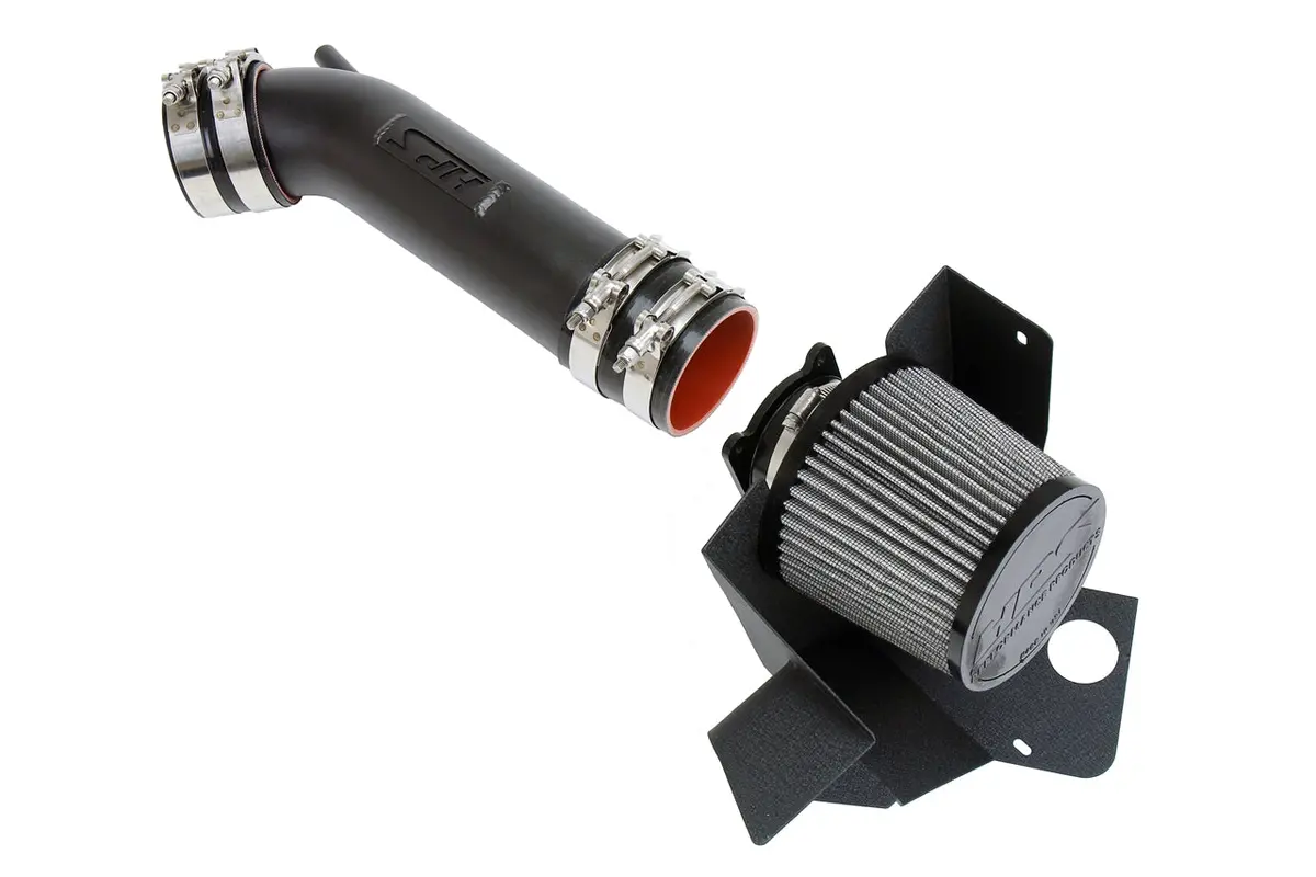 Hps Black Shortram Air Intake + Heat Shield For 2003-2007 Infiniti G35 Coupe 3.5L V6 1