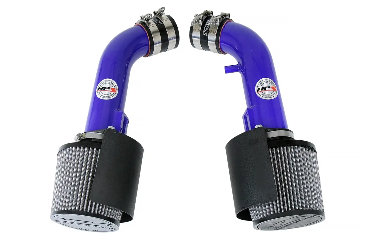 Hps Blue Shortram Air Intake + Heat Shield Nissan For 2009-2020 370Z 3.7L V6 1