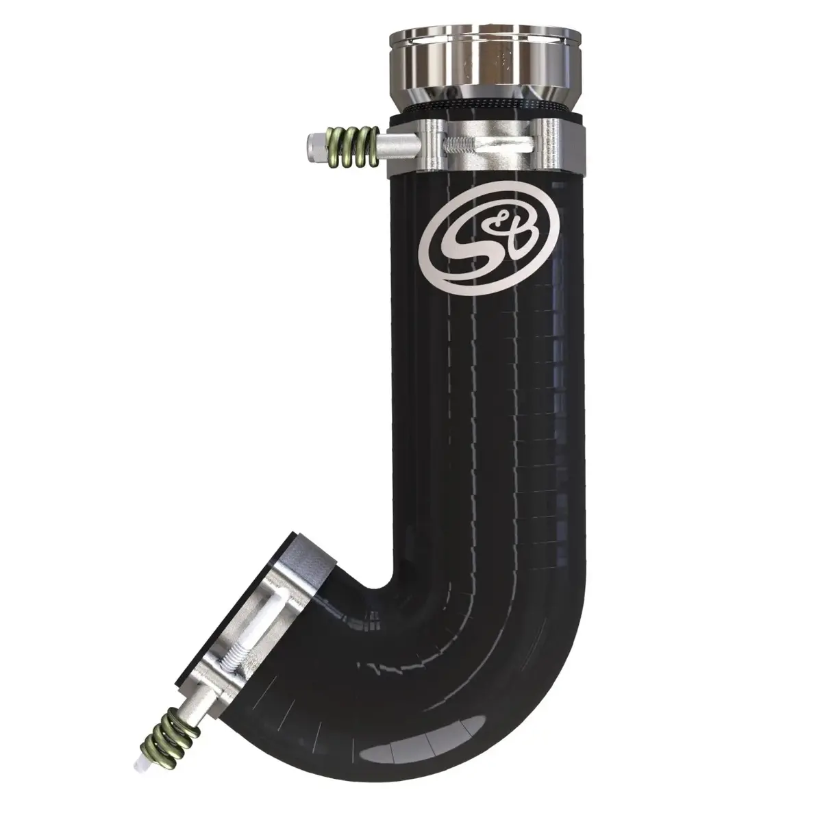 S&B Filters Hot Side Intercooler Pipe For 20-22 Silverado/Sierra 1500 Duramax 3.0L 83-1003 1