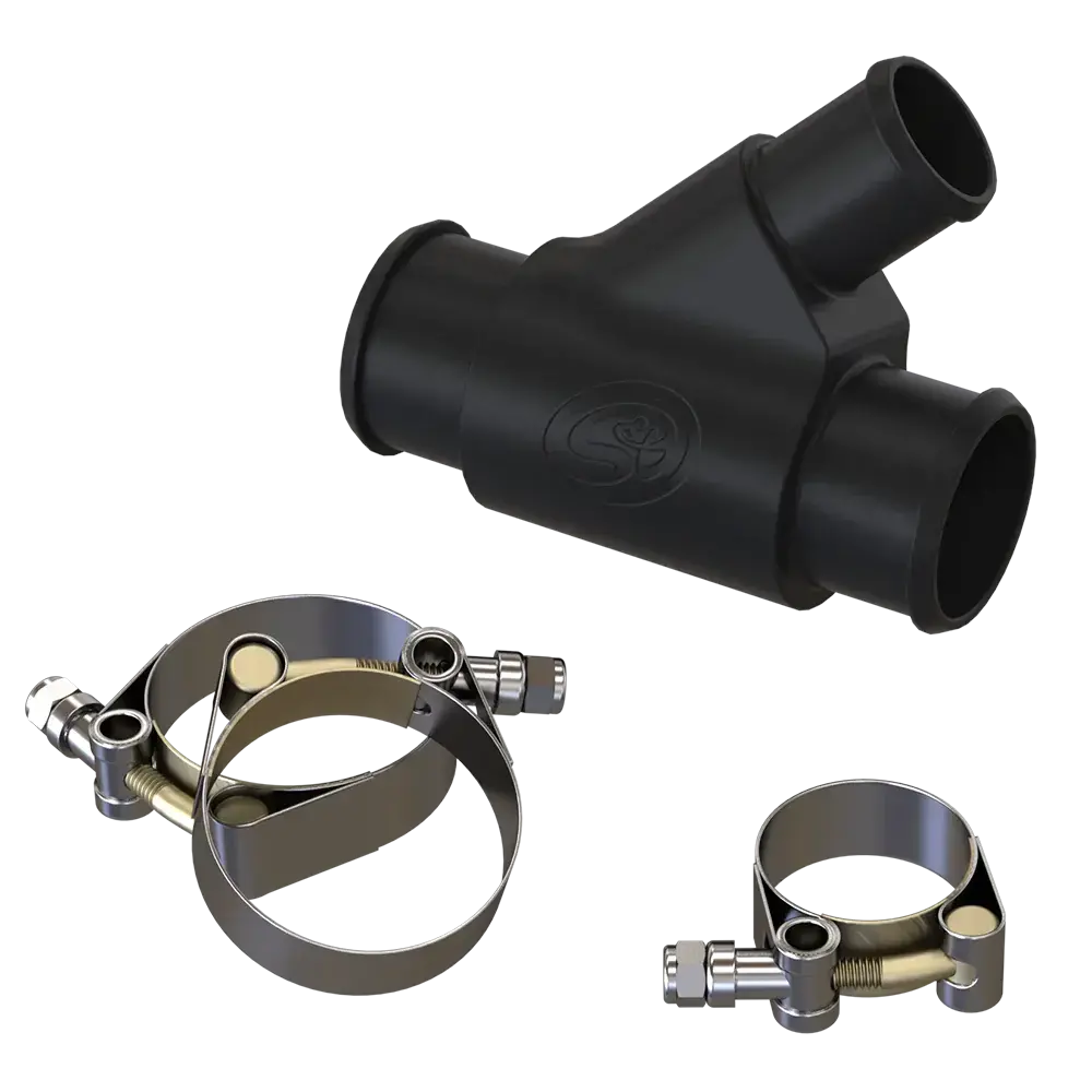 S&B Filters 85-1000 Aluminum Coolant Y-Pipe For 2013-2015 Dodge Ram Cummins 6.7L (Dual Radiator) 1