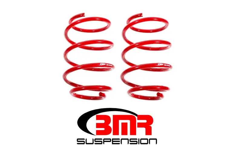 Bmr 16-17 6Th Gen Camaro V8 Front Performance Version Lowering Springs - Red 1