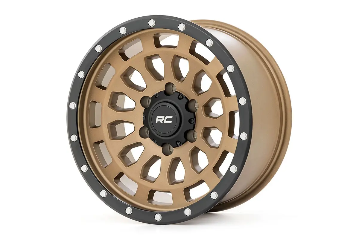 Rough Country 87 Series Wheel | Simulated Beadlock | Bronze/Black | 17X8.5 | 6X5.5 | +0Mm | 1999-2006 |  87170912 1
