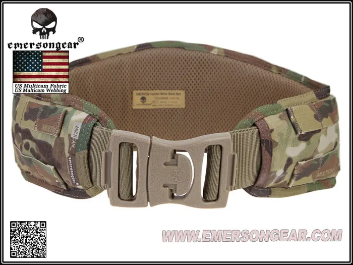 Emerson Gear Padded Molle Waist Belt (Black / Tan / Multicam) 1