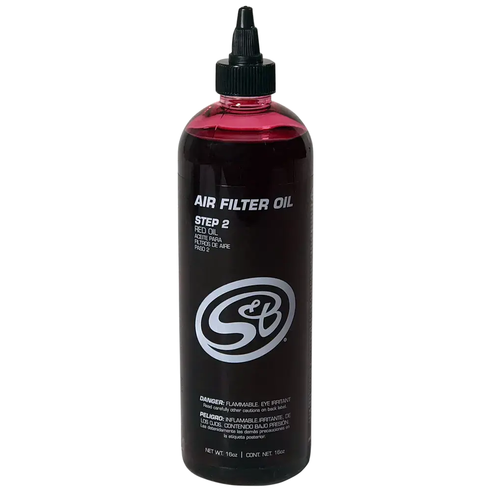 S&B Filters 16 Oz. Bottle Of Air Filter Oil - Red 88-0010 1