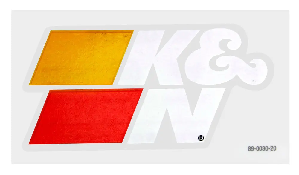K&N Decal K&N Small Logo (89-0030-20) 1