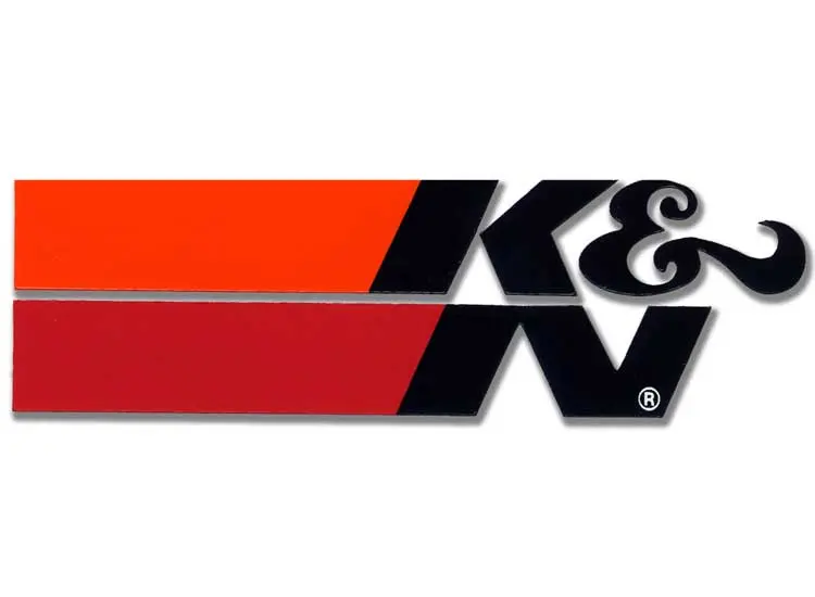 K&N Decal/Sticker High Temp Black (89-16021) 1