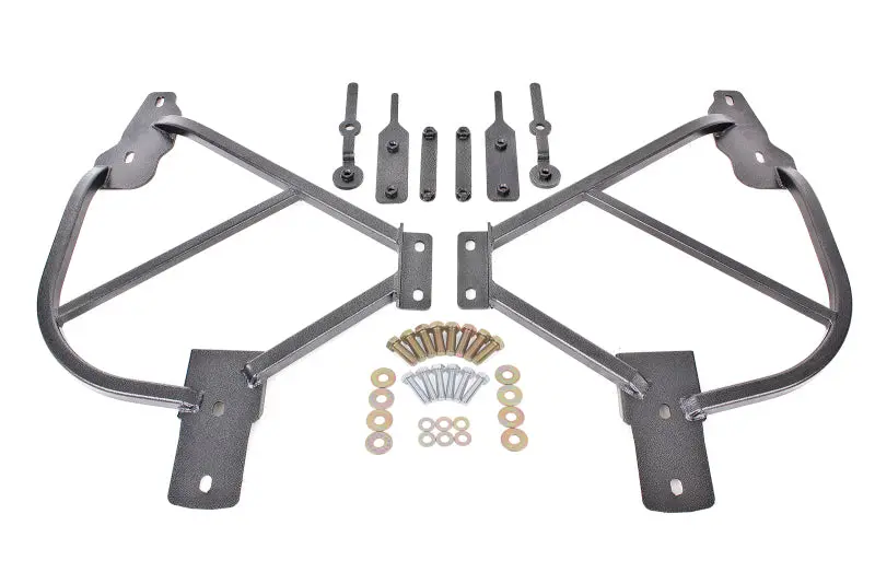 Bmr 10-15 5Th Gen Camaro Bolt-On Subframe Connectors - Black Hammertone 1