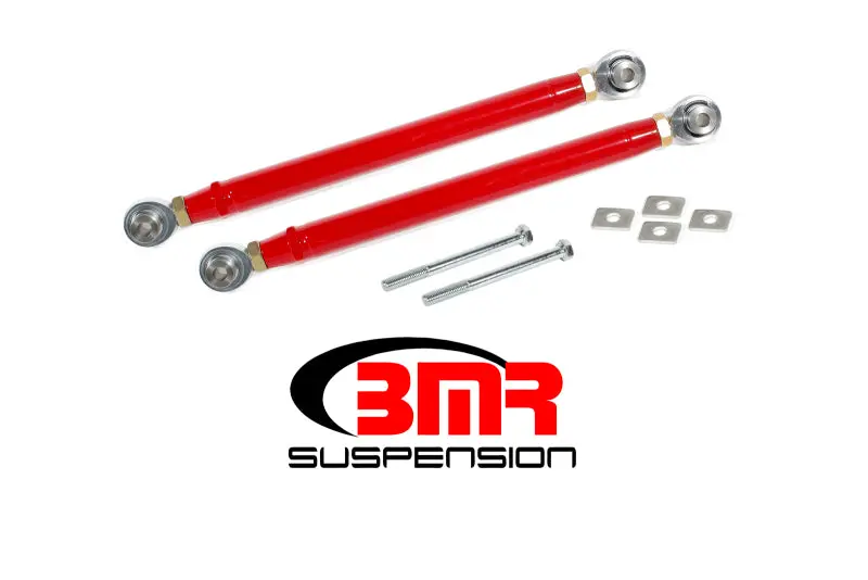 Bmr 16-17 6Th Gen Camaro Rear Double Adj. Rod Ends Toe Rods - Red 1