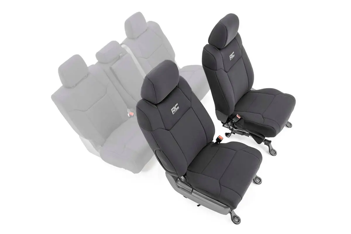 Seat Covers | Front W/ Console Cover | Toyota Tundra 2Wd/4Wd | 2014-2021 | Rough Country | 91026A 1