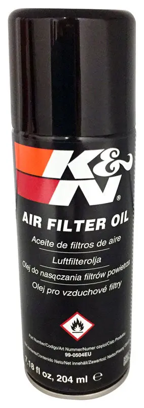 K&N Air Filter Oil - 7.18 Oz  204Ml Aerosol - International (99-0504Eu) 1
