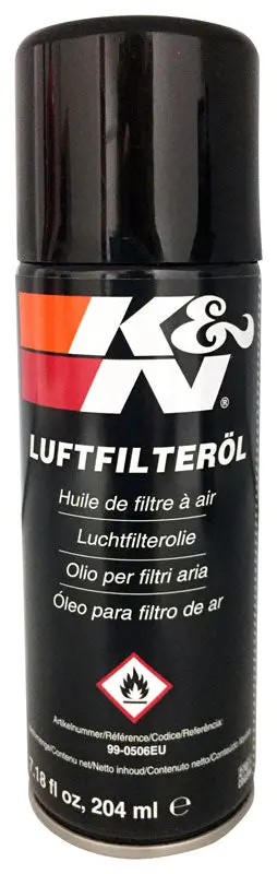 K&N Air Filter Oil - 7.18 Fl Oz/204 Ml Aerosol - Non-Us (99-0506Eu) 1