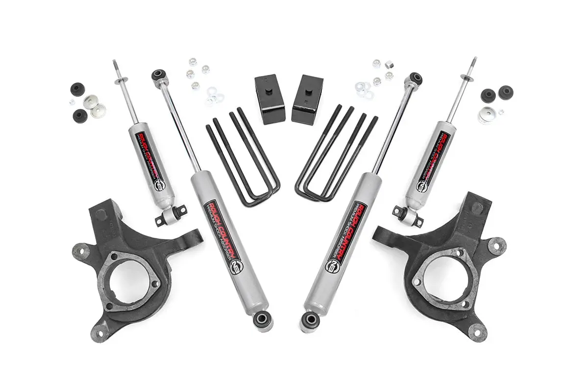 3 Inch Lift Kit | Chevy Silverado & Gmc Sierra 1500 2Wd | 1999-2006 | Rough Country | 232N2 1