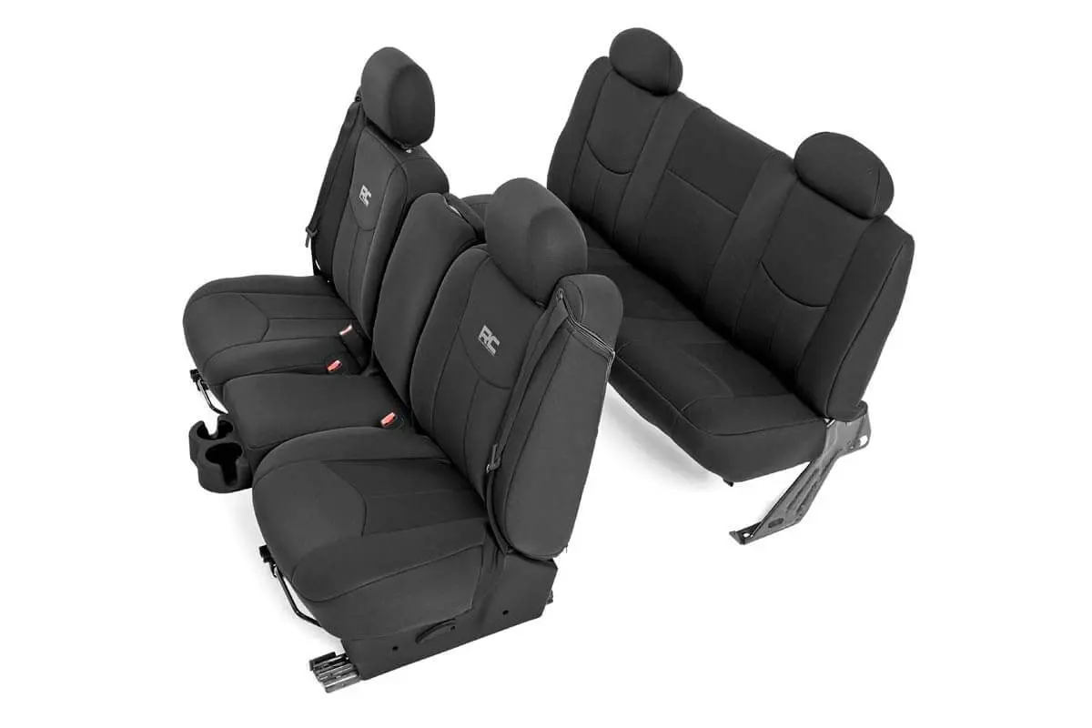 Seat Covers | Fr & Rr | Chevrolet Silverado 1500 (Non Gmc Models) | 1999-2006 | Rough Country | 91019 1