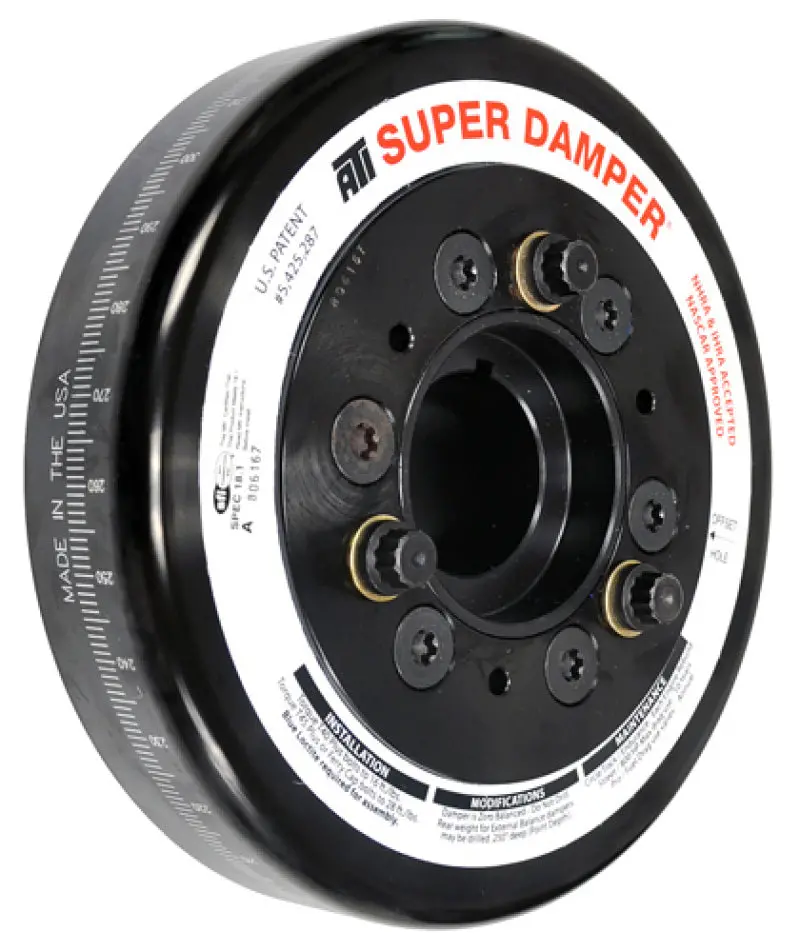 Ati Damper - 7.48In - Alum Lw - 6 Groove - Lsa - 09-15 Cadillac Cts-V (Excl Sc Pulley) 1