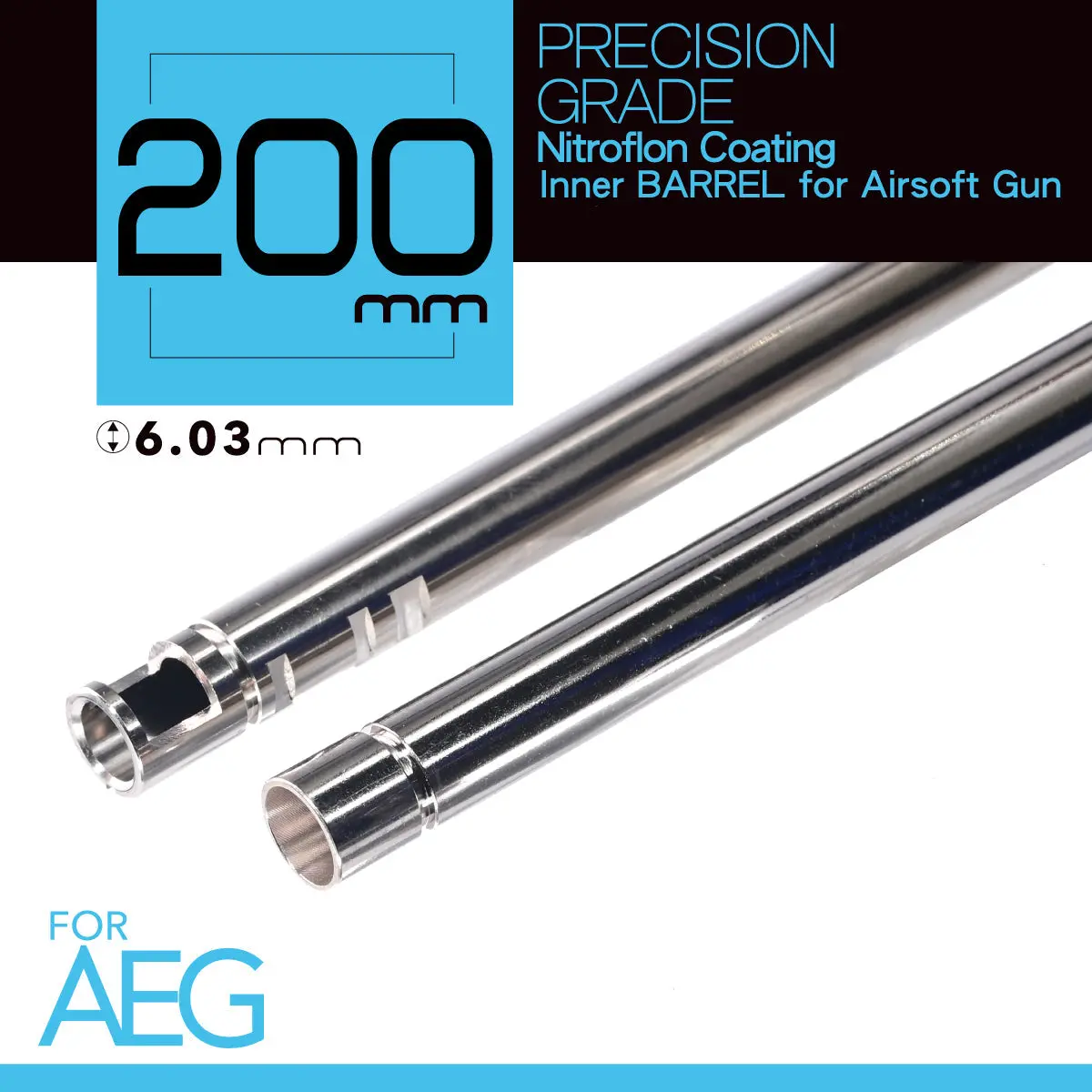 Unicorn 6.03Mm Ultimate Precision Nitroflon Coating Aeg Barrel 1