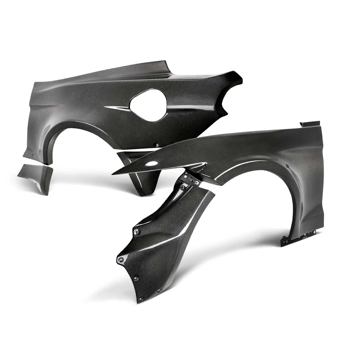 2015-2017 Ford Mustang Type-Jtp Jtp Fender Flares (10-Pce Set) - Anderson Composites - Ac-15Muwbc 1
