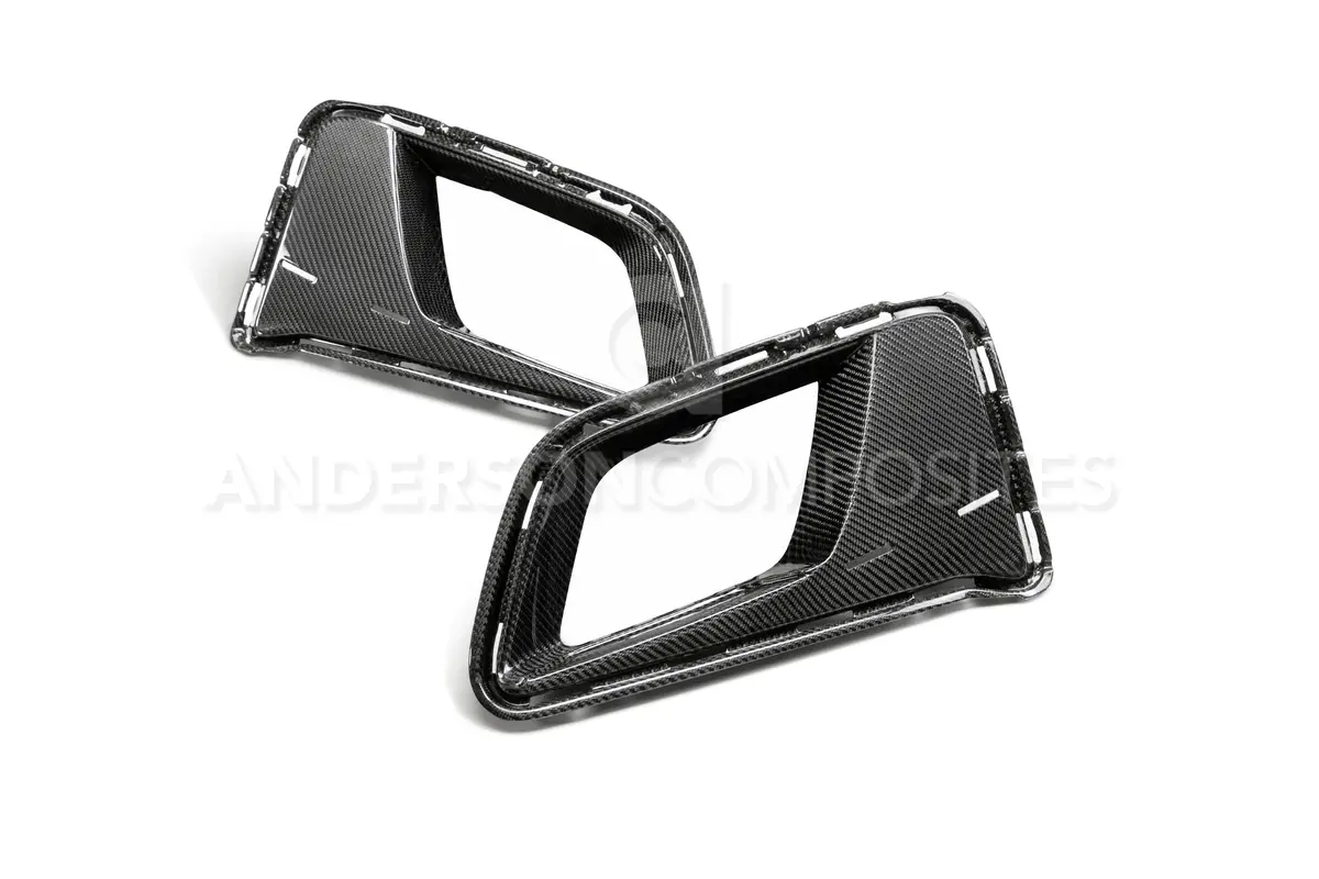 2017-2024 Chevrolet Camaro Zl1 1Le Type-Le Front Bumper Air Duct Bezels - Anderson Composites - Ac-Adb17chcamzl-Le 1