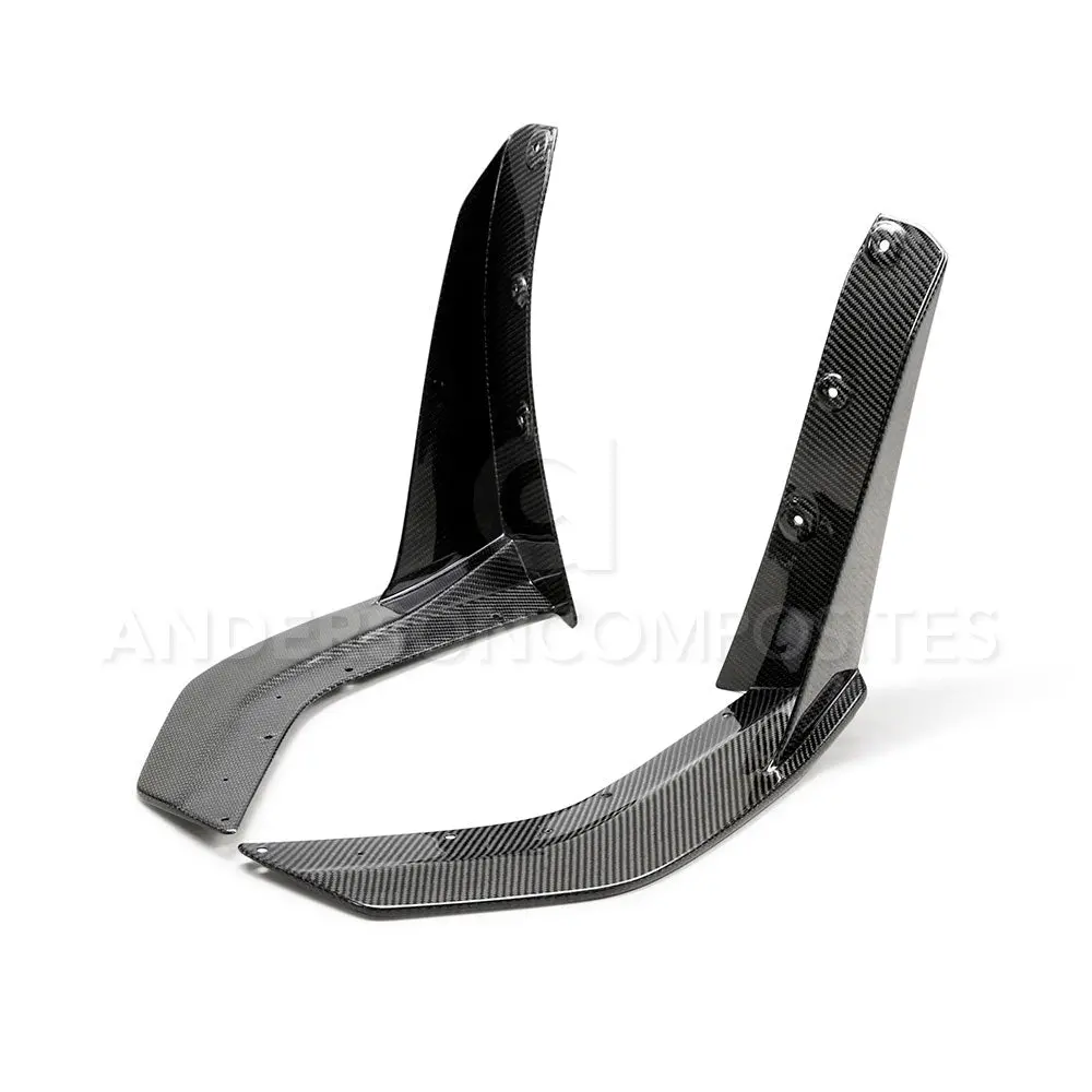 2020-2022 Ford Mustang Shelby Gt500 Spliter Wickers - Anderson Composites - Ac-Fbc20fdmu500 1