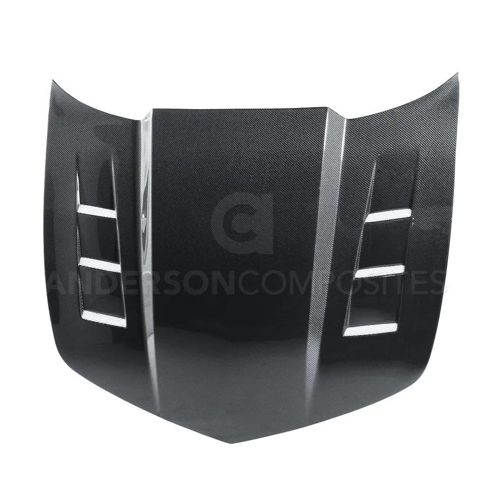 2010-2015 Chevrolet Camaro Type-Oe Dry Carbon Hood - Anderson Composites - Ac-Hd1011chcam-Ts 1