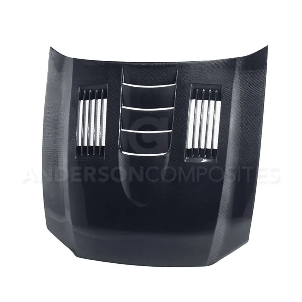 2010-2014 Ford Mustang Shelby Gt500 And 2013-2014 Mustang Gt/V6 Type-Ss Hood - Anderson Composites - Ac-Hd1011fdmu-Ss 1