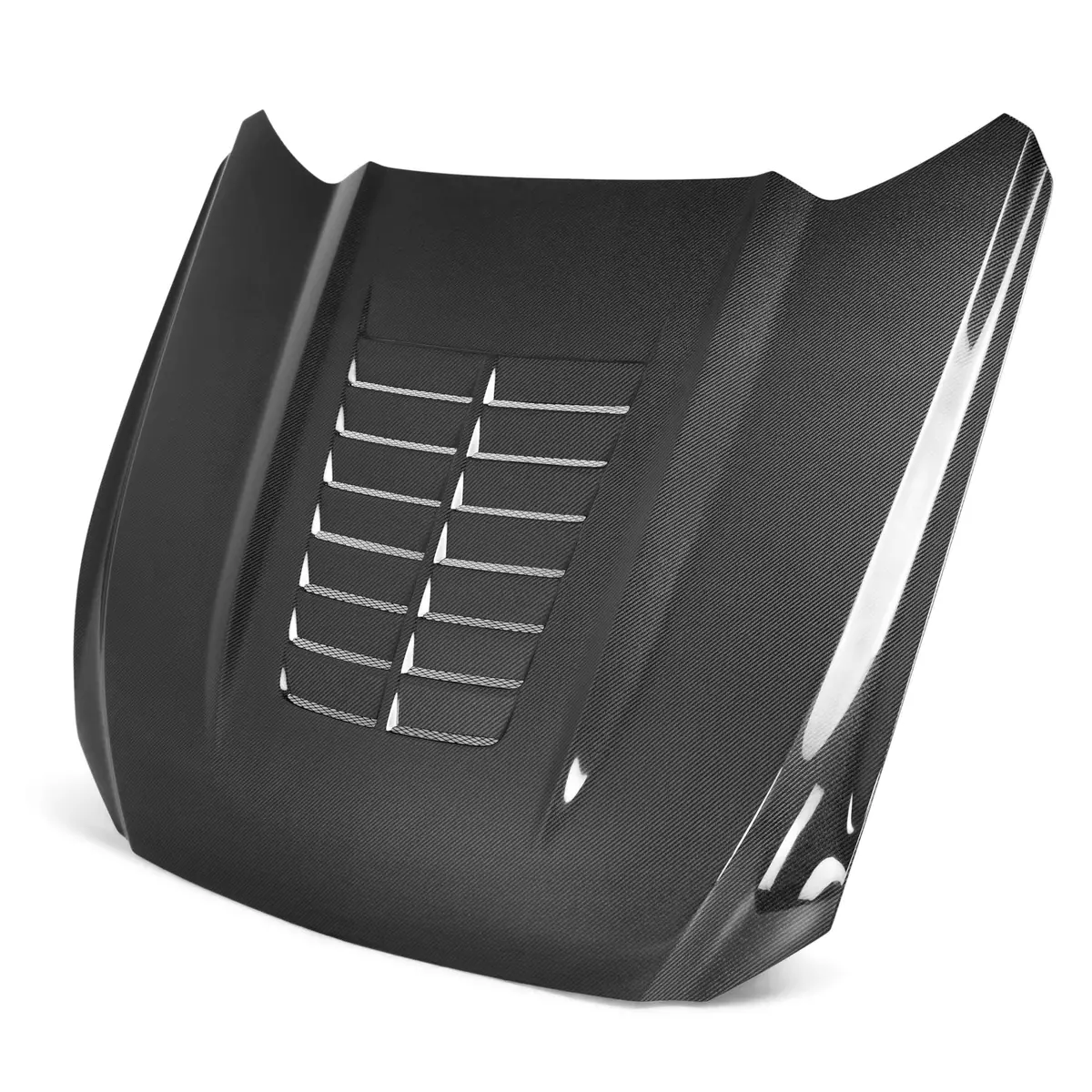 2015-2017 Ford Mustang Type-Gt5 Double Sided Hood - Anderson Composites - Ac-Hd15fdmu-Gt5-Ds 1