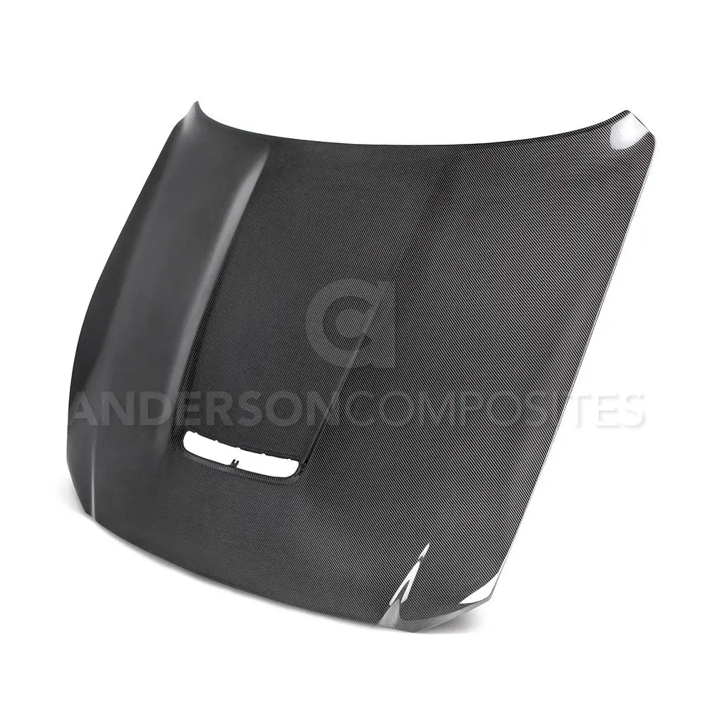 2015-2020 Ford Mustang Shelby Gt350 Gt350r Double Sided Hood - Anderson Composites - Ac-Hd15fdmu350-Oe-Ds 1