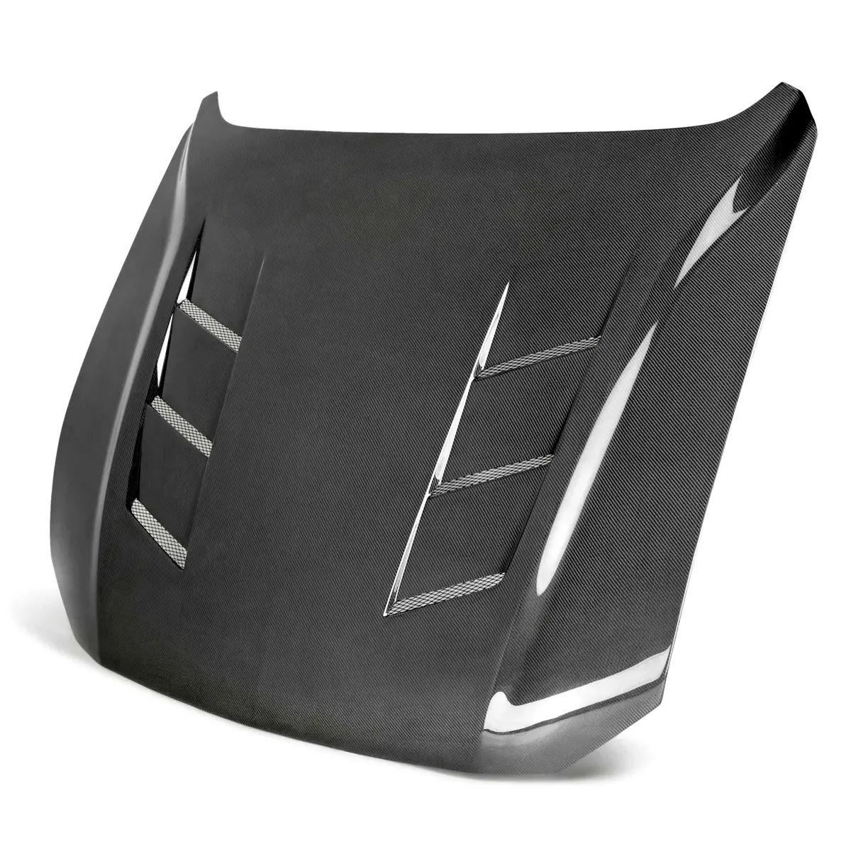 2015-2023 Ford Mustang Type-Sa Heat Extractor Double Sided Hood - Anderson Composites - Ac-Hd18fdmu-Sa-Ds 1