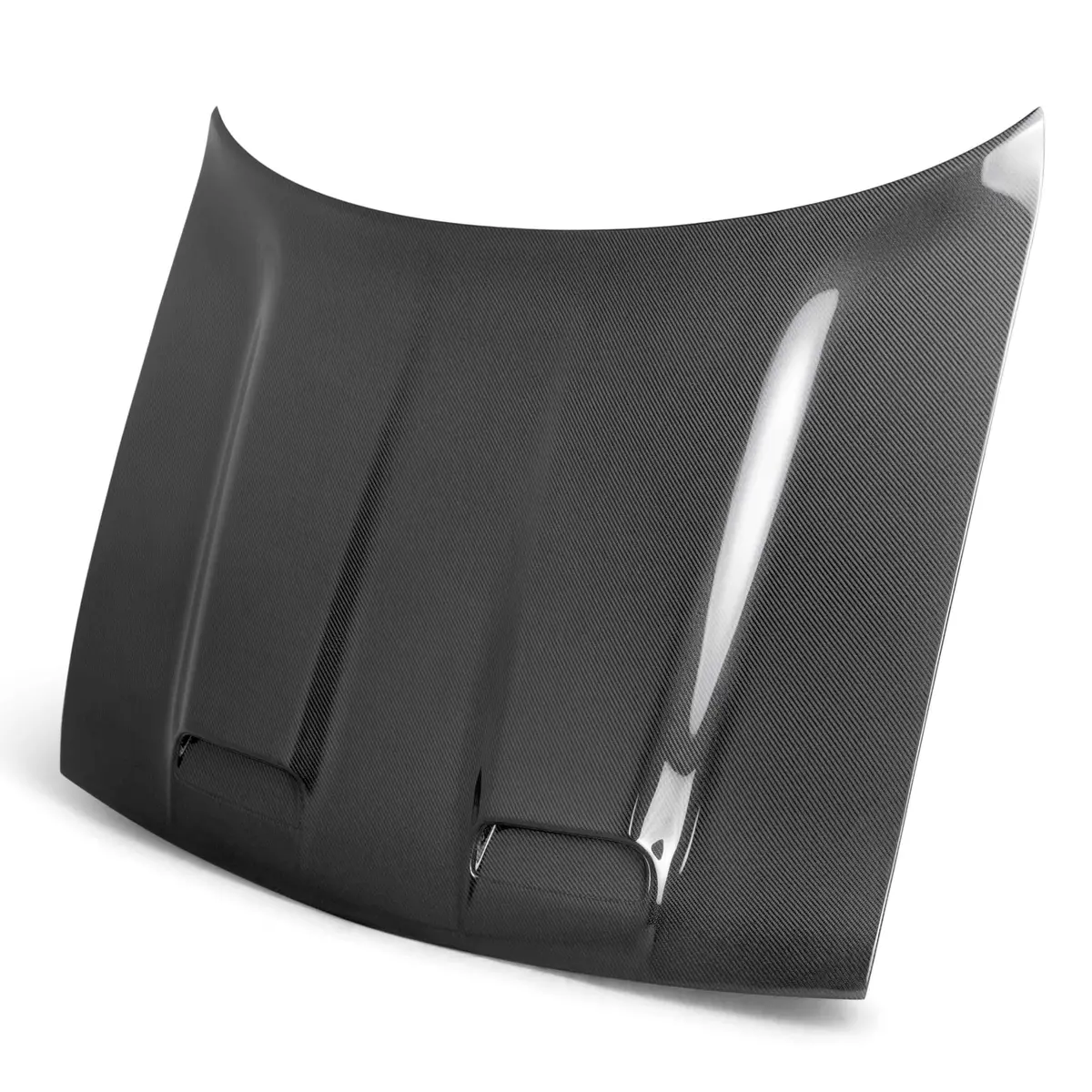 2019 Dodge Challenger Hellcat/Redeye Type-Re Dual Snorkel Style Hood - Anderson Composites - Ac-Hd19dgchhc-Re 1