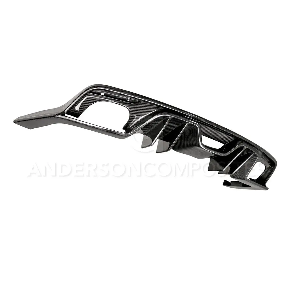 2015-2017 Ford Mustang Type-Arq Rear Valance For Quad Tip Exhaust - Anderson Composites - Ac-Rl15fdmu-Arq 1