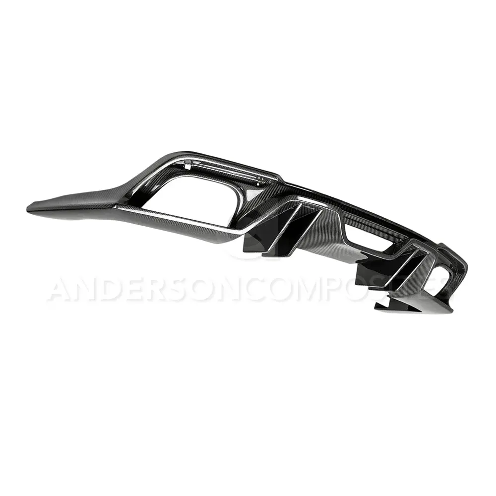 2015-2023 Ford Mustang Type-Ar Quad Tip Rear Valance- Anderson Composites - Ac-Rl18fdmu-Ar 1