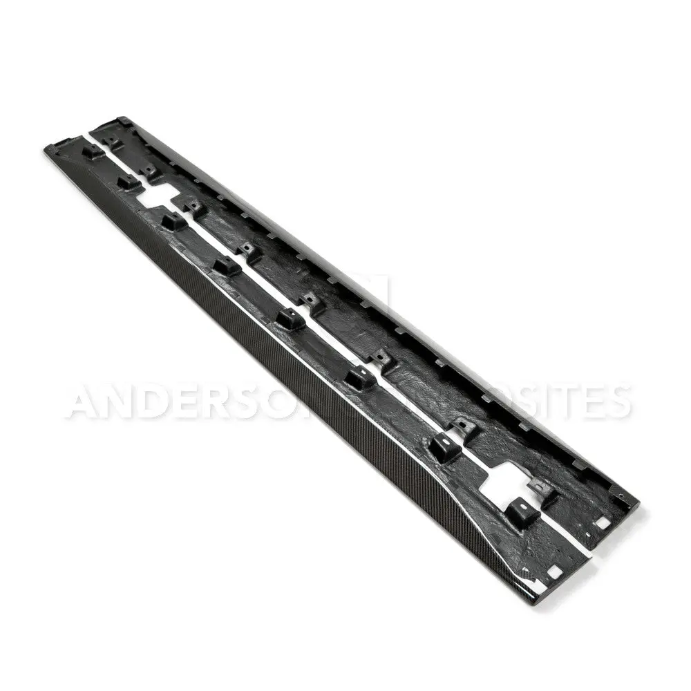 2015-2023 Ford Mustang Type-Oe Rocker Panel Splitters- Anderson Composites - Ac-Ss15fdmu-Ao 1