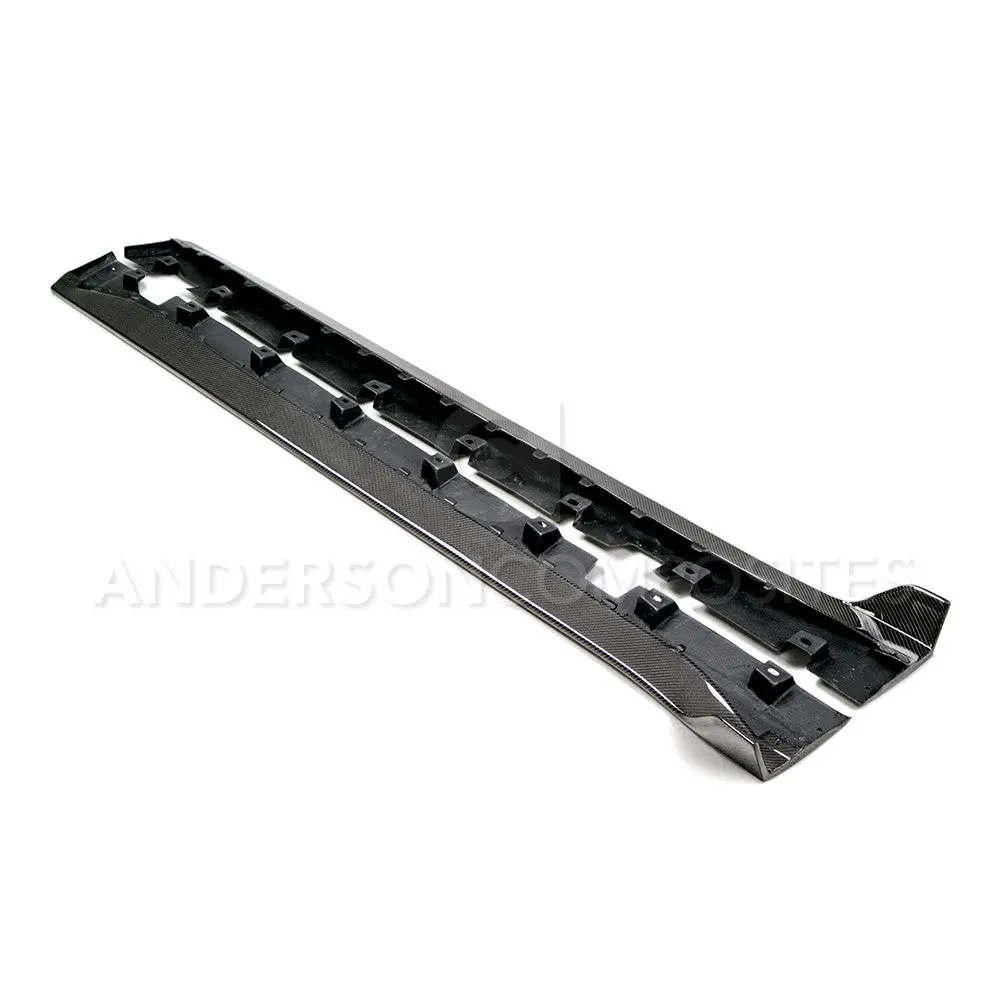 2015-2020 Ford Mustang Shelby Gt350  Gt350r Rocker Panels- Anderson Composites - Ac-Ss15mu350 1