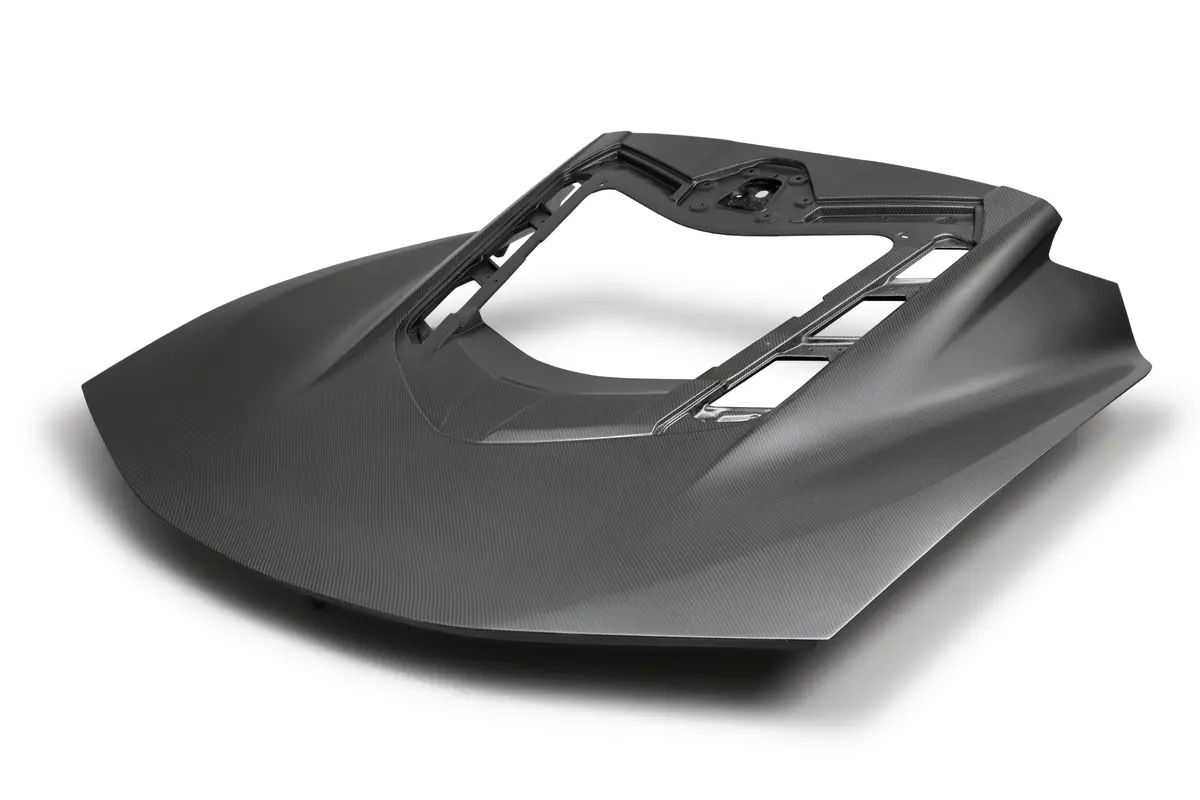 2020-2024 Chevrolet Corvette C8 Dry Carbon Decklid- Anderson Composites - Ac-Tl20chc8-Dry 1