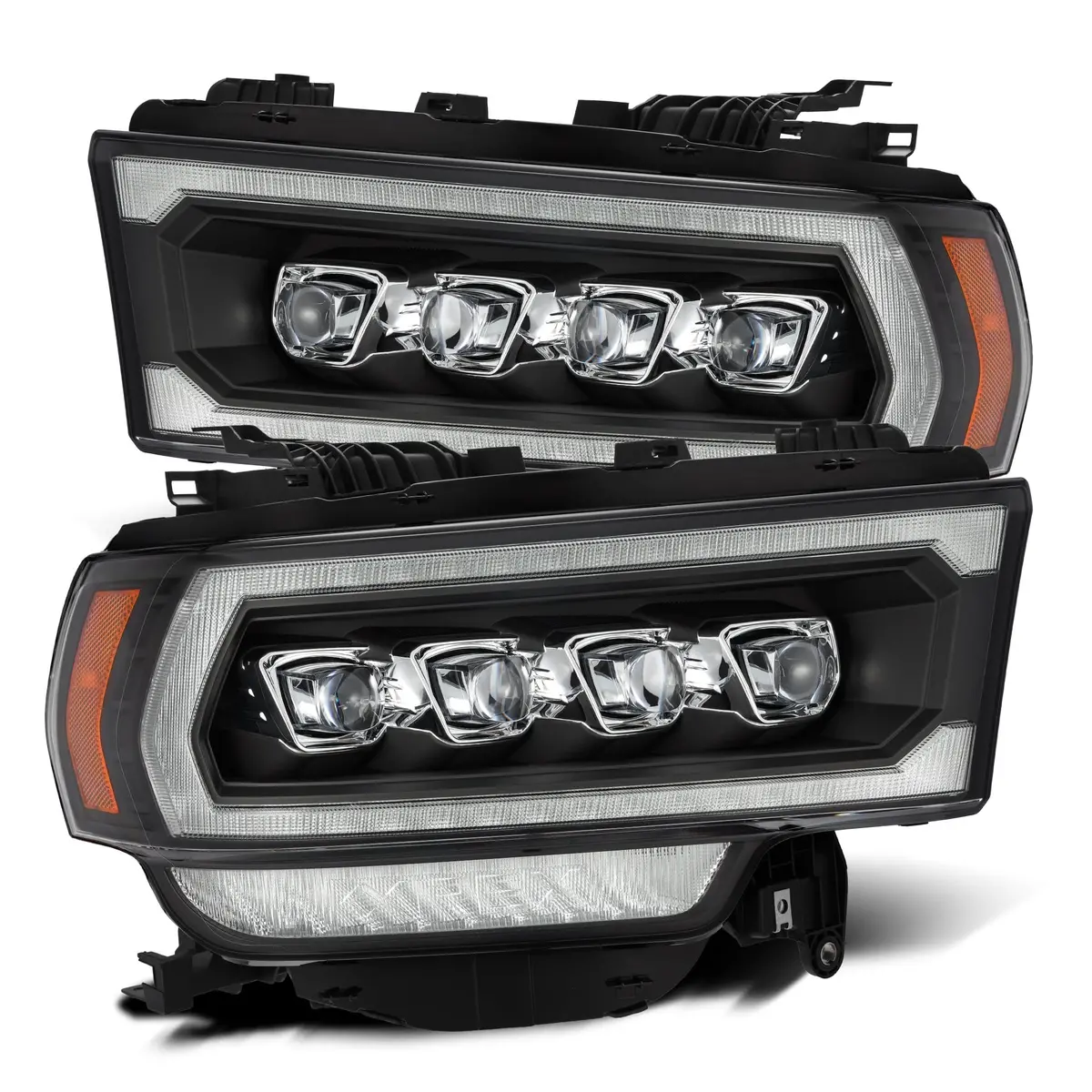 2019-2022 Ram 2500/3500/4500/5500 Nova-Series Led Projector Headlights Black Alpha-Rex 880553 1