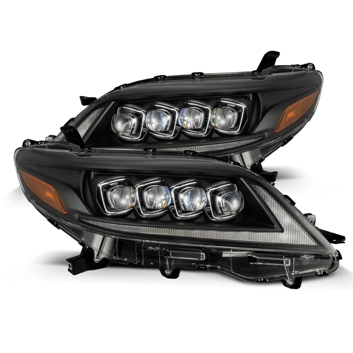 2011-2020 Toyota Sienna Nova-Series Led Projector Headlights Black Alpha-Rex 880768 1