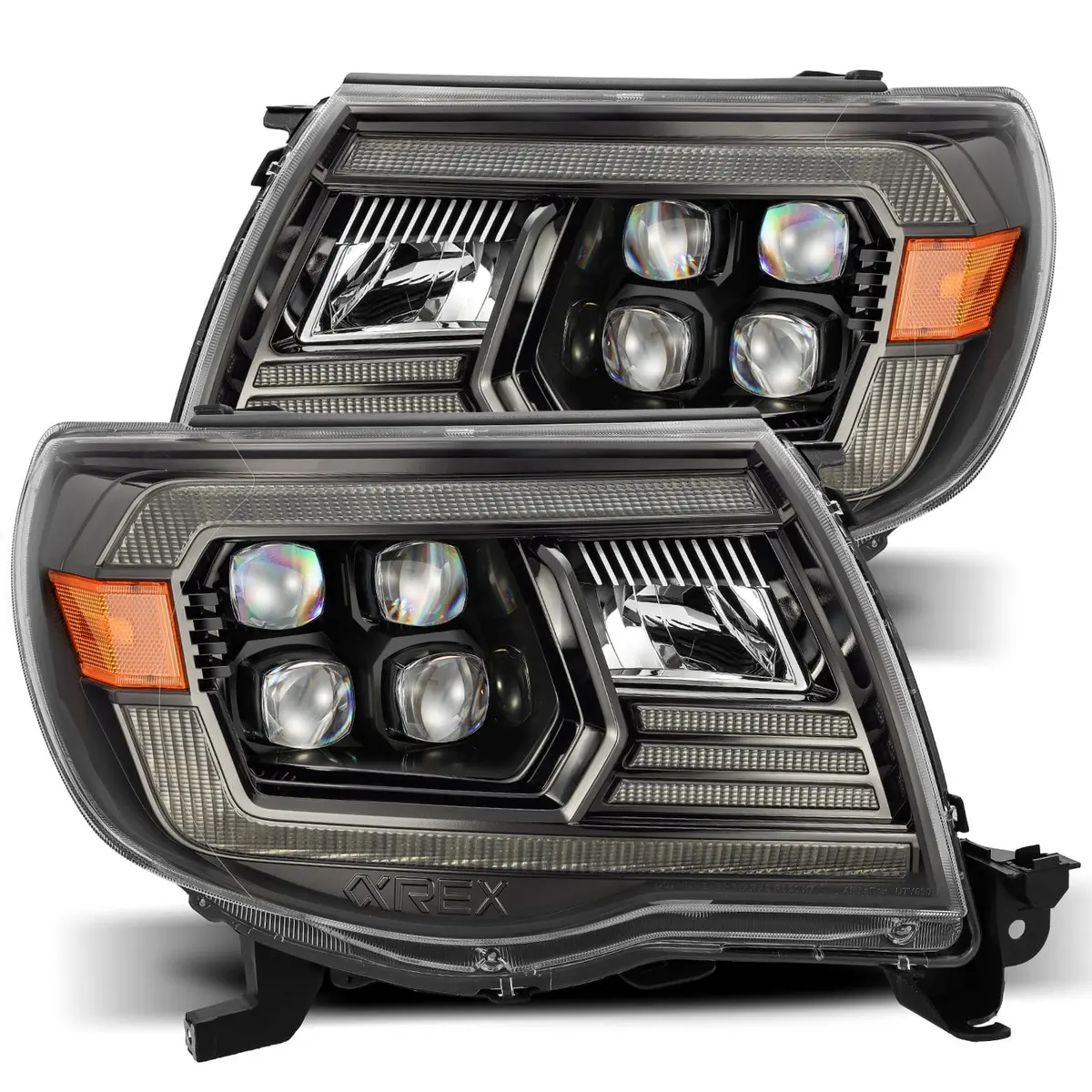 2005-2011 Toyota Tacoma Nova-Series Led Projector Headlights Alpha-Black Alpha-Rex 880744 1