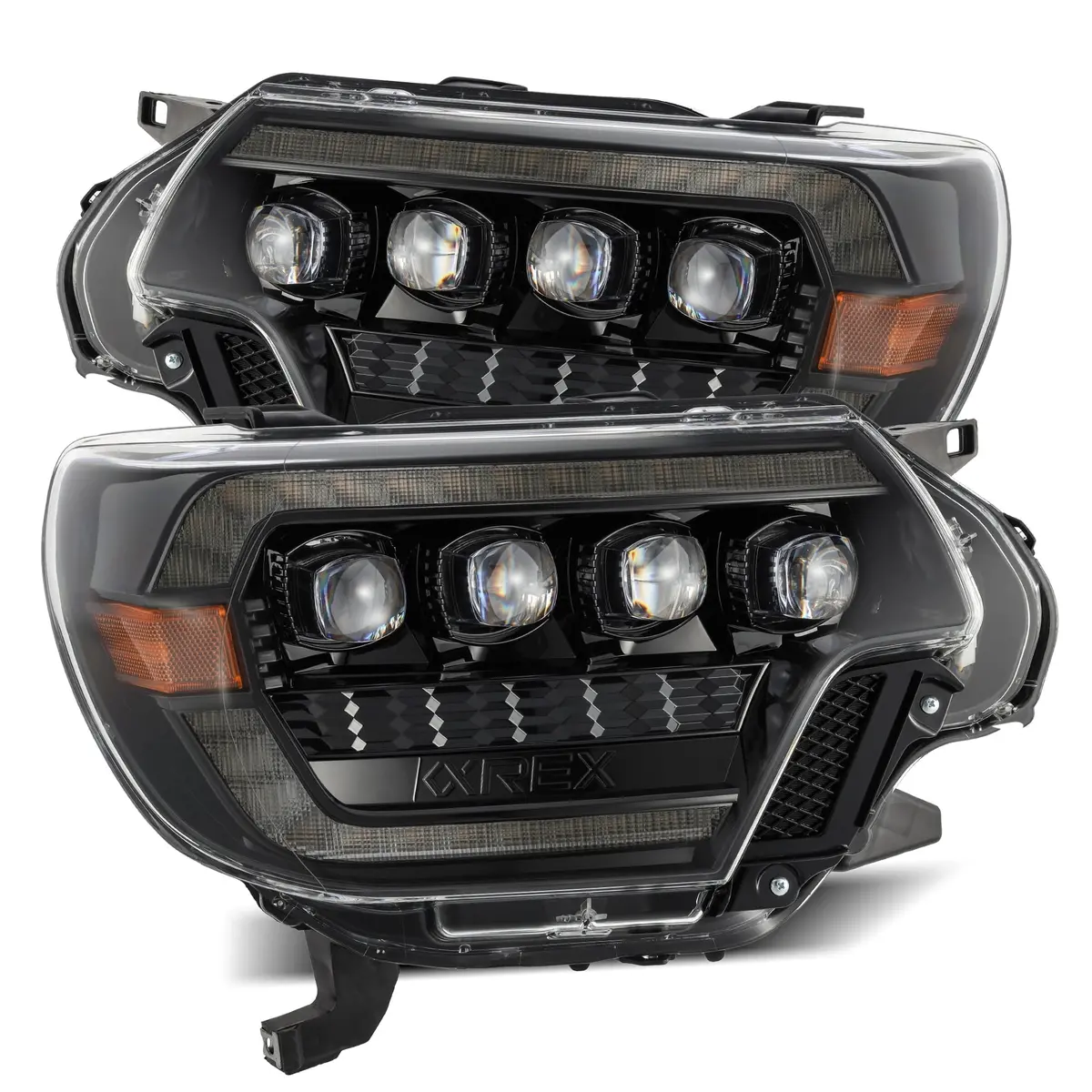 2012-2015 Toyota Tacoma Nova-Series Led Projector Headlights Alpha-Black Alpha-Rex 880752 1
