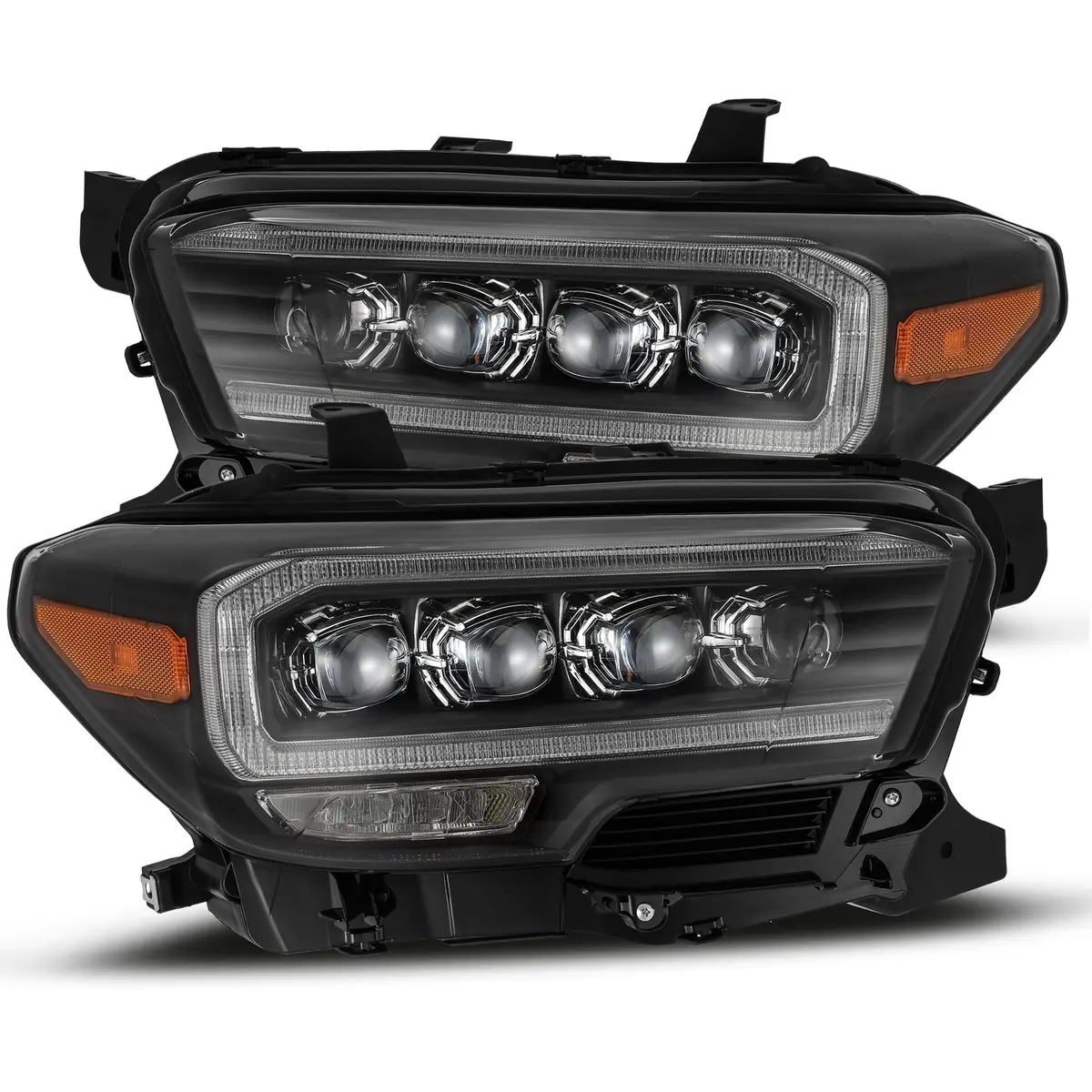 2016-2022 Toyota Tacoma Nova-Series Led Projector Headlights Black Alpha-Rex 880707 1
