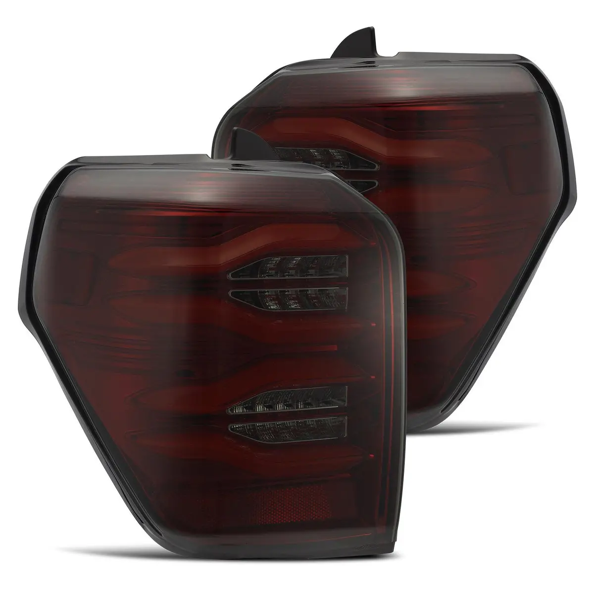 2010-2022 Toyota 4Runner Pro-Series Led Tail Lights Red Smoke Alpha-Rex 690020 1